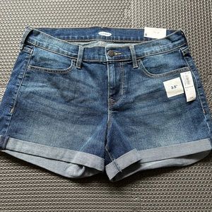 Old Navy denim shorts, size 8, new with tags